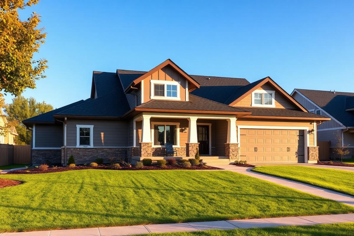 Modern craftsman home