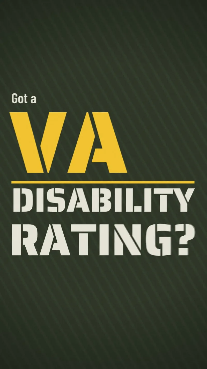 VA funding fee waiver explainer poster
